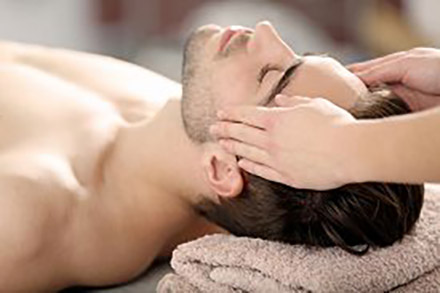 men facial treatment